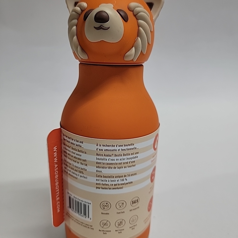 Asobu Bestie Orange Kids Water Bottle